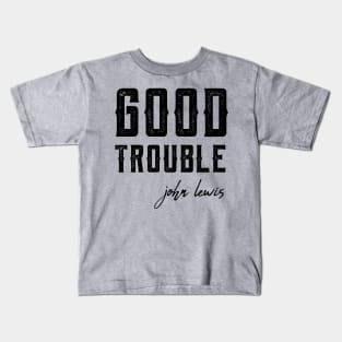 Good Trouble africanamerican Kids T-Shirt